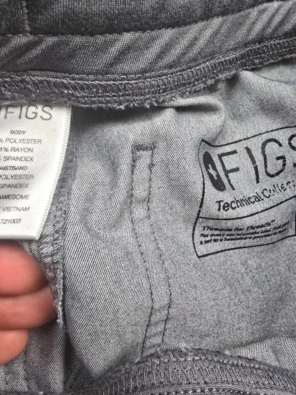 FIGS Mens Nurse Scrub  jogger Pants Dark grey Size Extra Small XS Drawstring USA
